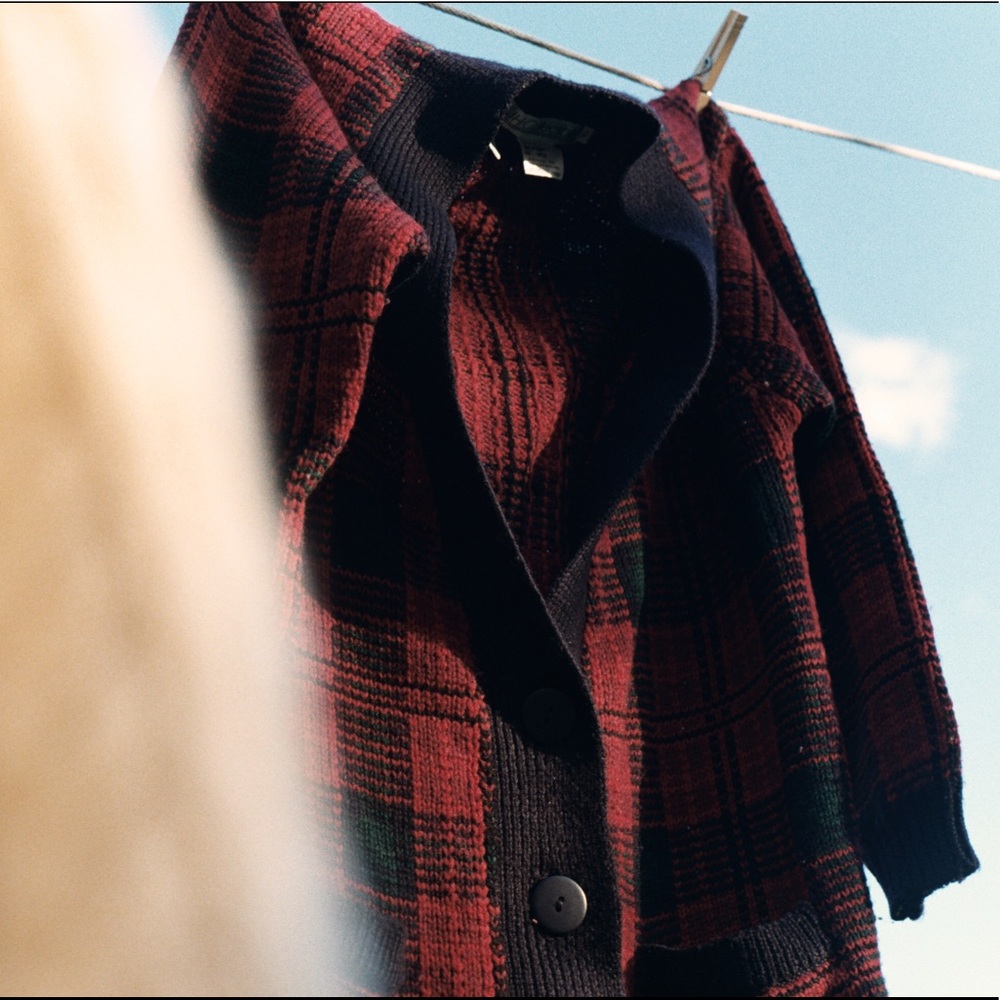 Vintage Wool Grandpa Cardigan